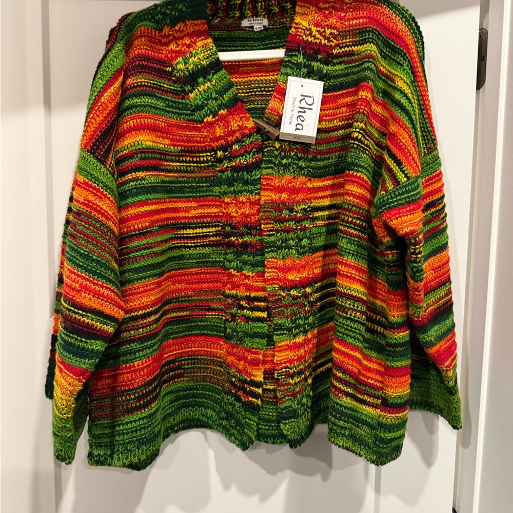 RHEA - Colorful Striped Sweater